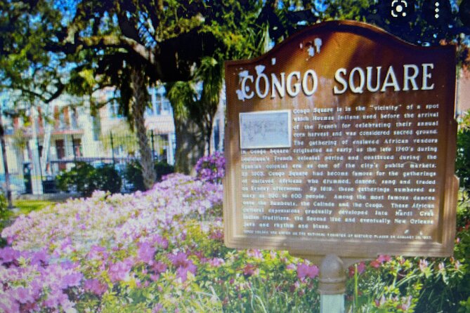 French Quarter History and Landmark Waking Tour - Congo Square: pre-colonial origins and how a space evolved