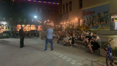 Ghost Tour with ghost hunting gear - Jackson Square at night: the pulse of the lights and the first clues