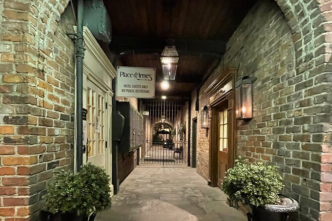 Ghosts of New Orleans: Self-Guided Haunted Audio Walking Tour - Andrew Jackson Hotel, wooden legends, and ghostly dining stops