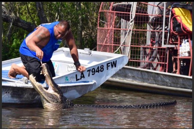 Large Airboat Swamp Tour with Transportation from New Orleans - Why the Guide Changes Everything: Ernie, Kenny, Duwey, and Captain Beebop