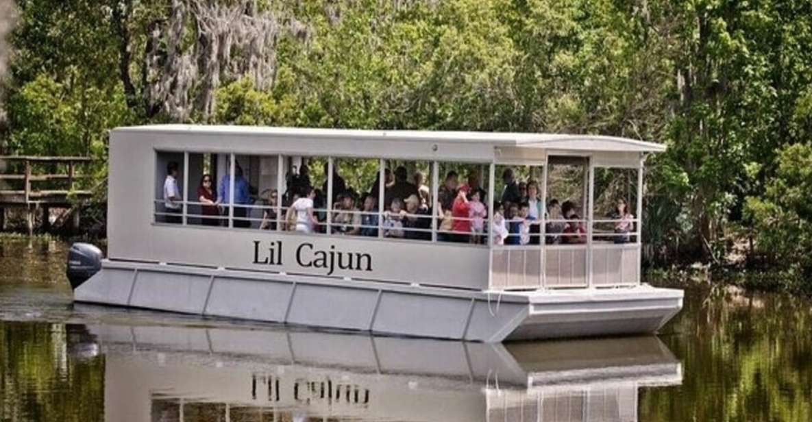 New Orleans: Airboat or Pontoon Boat Cruise with Transfers - Where food and drinks fit into your day