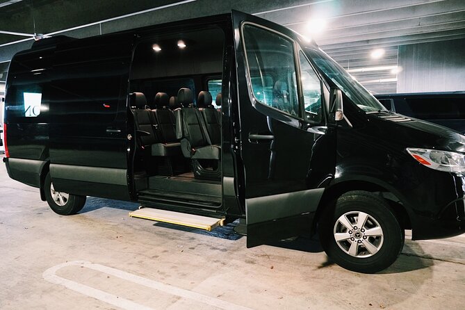 New Orleans Arrival Chauffeur Driven Transport by Executive Sprinter - Executive Sprinter perks: Wi‑Fi, air-conditioning, and flight tracking