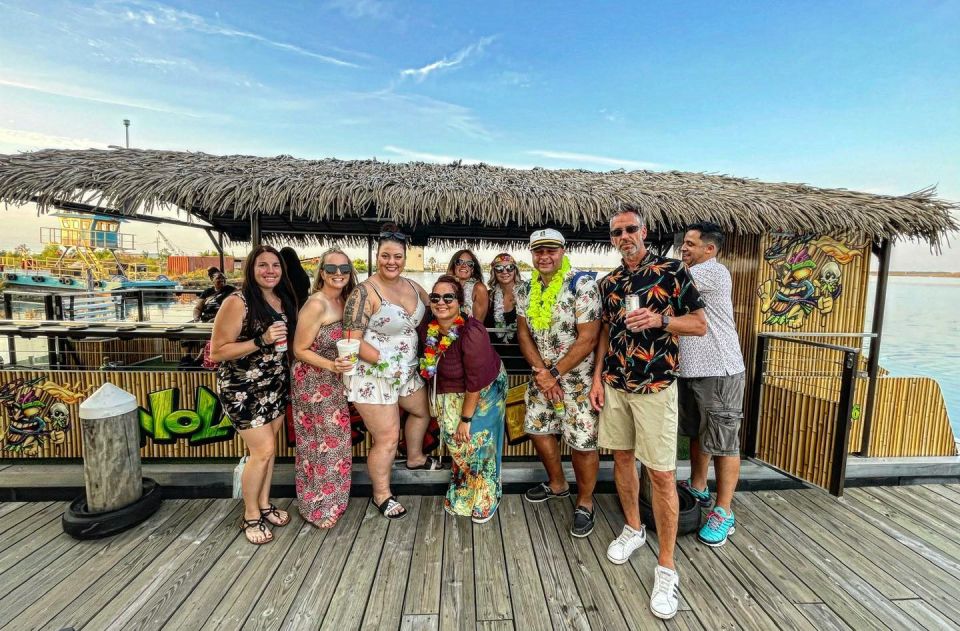 New Orleans: BYOB Tiki Boat Bayou Party and Wildlife Tour - Stepping On Board at Nola Pedal Barge