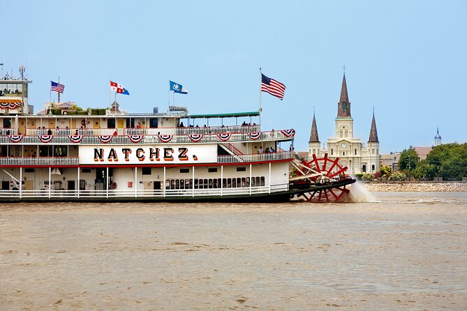 New Orleans City Tour and Steamboat Natchez Harbor Jazz Cruise - Garden District-style views and the St. Charles streetcar corridor