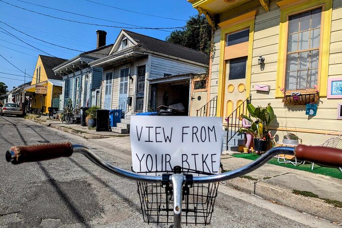 New Orleans Creole History and Culture Ride - Price and what $55 buys you (bikes, water, and real time with the guide)