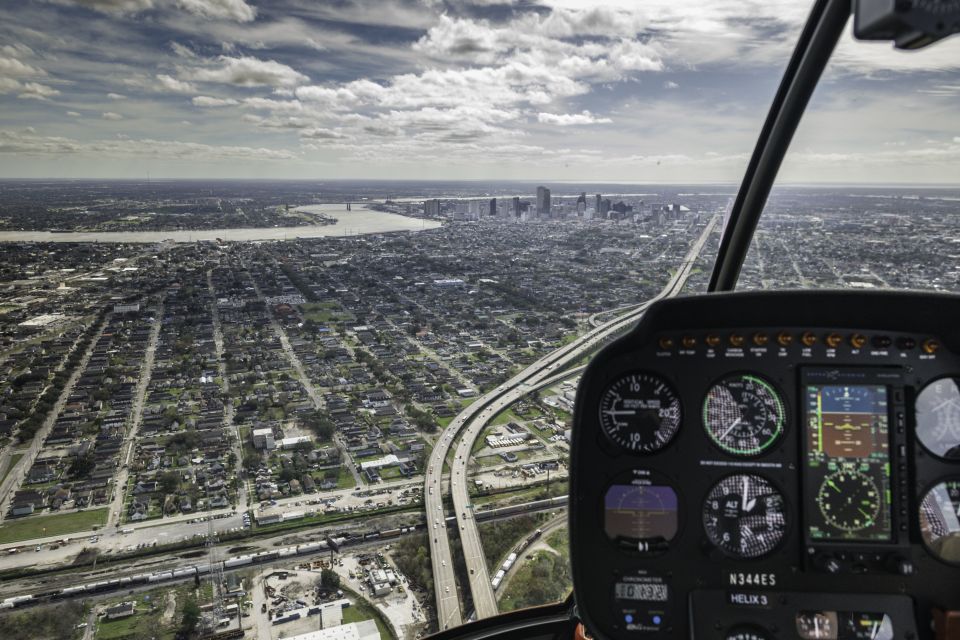 New Orleans: Daytime City Helicopter Tour - Fair Grounds and the Events You Can Recognize