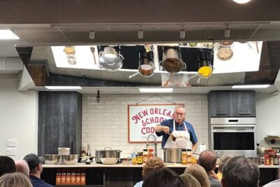 New Orleans Demonstration Cooking Class with Meal - Stop 1: 524 St Louis St and the demo-meets-lunch rhythm