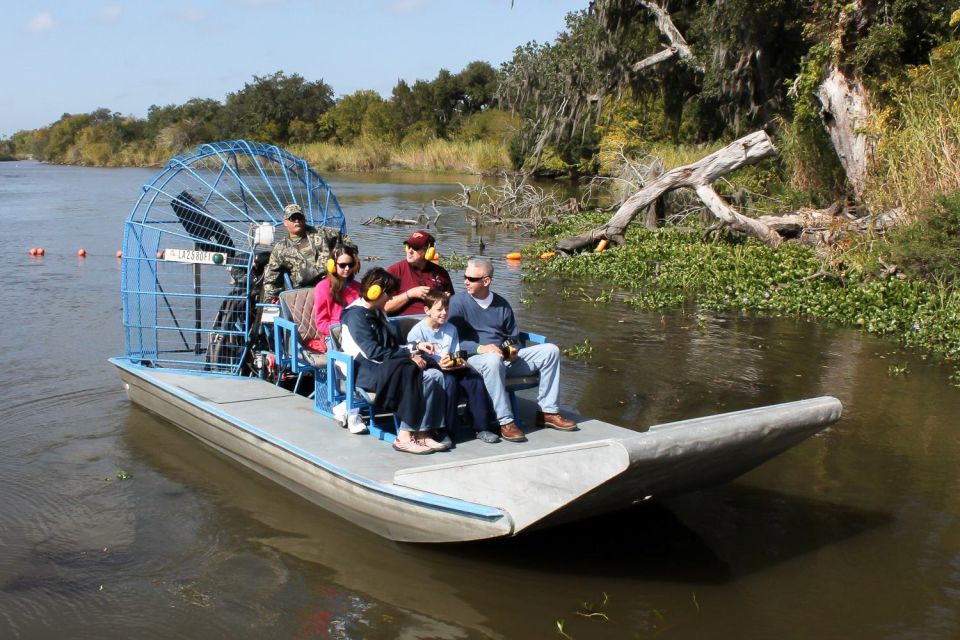 New Orleans: Destrehan Plantation & Airboat Combo Tour - The 2-hour high-speed airboat ride through marsh and bayou