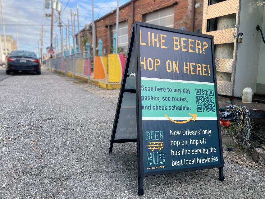 New Orleans: Easy Hop-On Hop-Off Craft Brewery Bus Tour - Mid City and Bywater route (Sundays): pickup at Brieux Carre and beyond