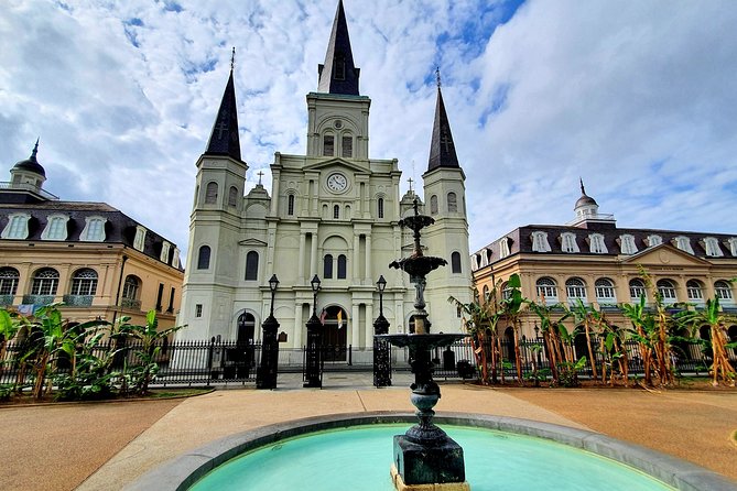 New Orleans French Quarter & Cemetery Bike Tour - St Louis Cathedral: the stop for architecture lovers and history fans