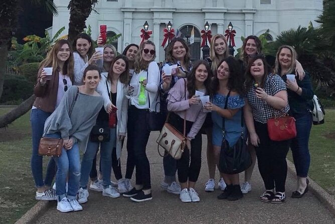 New Orleans French Quarter: Seasonal Christmas Tour - Jackson Square: the history anchor, with St Louis Cathedral in view