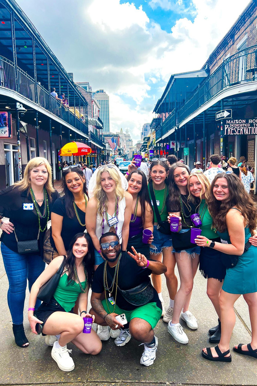 New Orleans: Guided Bourbon Street Bar Crawl with Shots - Bourbon Street Stops: Live Music, Karaoke, and the Group Energy