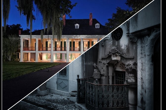 New Orleans Nighttime Cemetery and Haunted Plantation Tour - Inside 400 City Park Ave: a short cemetery stop with a specific purpose