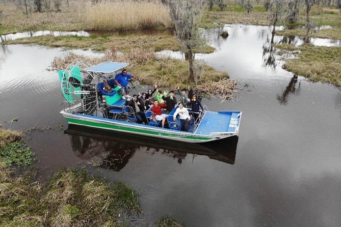New Orleans Small-Group Airboat Swamp Tour - Inside the airboat: what speed, noise, and wind really feel like