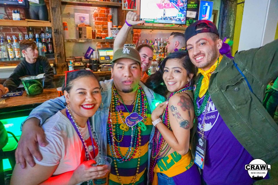 New Orleans: VIP Bar and Club Crawl Tour with Free Shots - Meeting at the large purple table: how the night starts smoothly