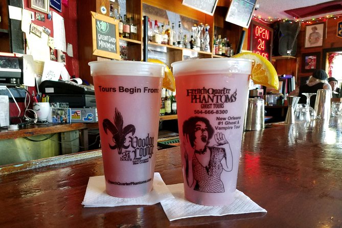Saints and Sinners Walking Tour in New Orleans - Stop 1 at The Voodoo Lounge: French Quarter Phantoms intro