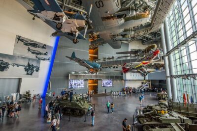 The National WWII Museum Admission Ticket New Orleans - Entering the Louisiana Memorial Pavilion: where the story kicks off