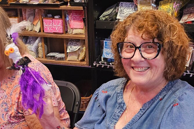 Voodoo Doll Class in New Orleans - The class rhythm: snacks, BYO drinks, and a comfortable pace