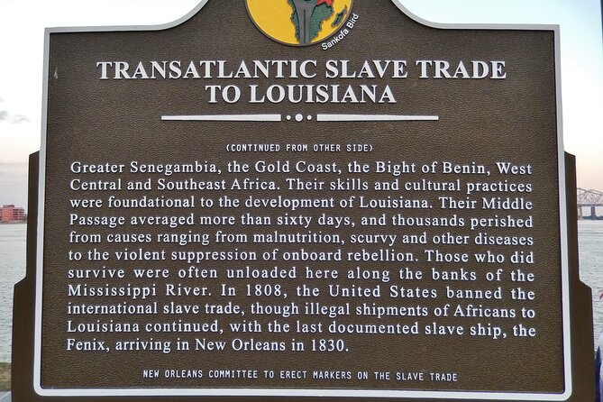Whitney Plantation and Soul of New Orleans City Tour Combo - Congo Square: jazz origins you can actually stand on